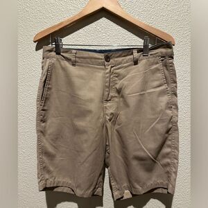 RVCA Men's Classic Non-Stretch Tan Shorts Size 31